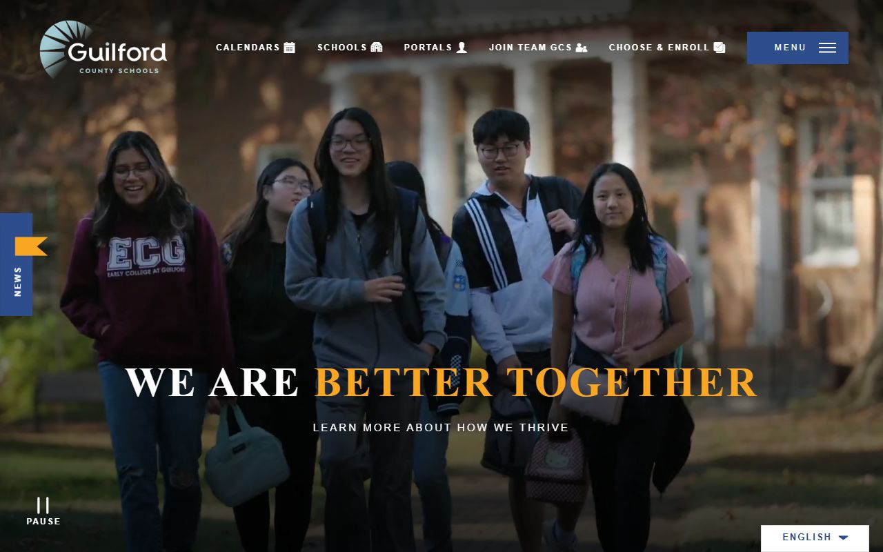 Guilford County phone directory schools homepage and district contacts
